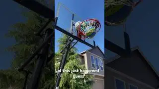 Getting 6 BASKETBALLS stuck inside a BASKETBALL HOOP! With Brohamskeegaming