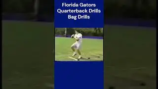 Florida Gators Quarterback Drills Bag Drills  #coaching  #highschoolfootball #sec  #ncaa #drill