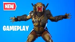 *NEW* PREDATOR SKIN GAMEPLAY FORTNITE - (FORTNITE CHAPTER 2 SEASON 5) JUNGLE HUNTER EDIT STYLE