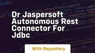 Dr jaspersoft autonomous rest connector for jdbc