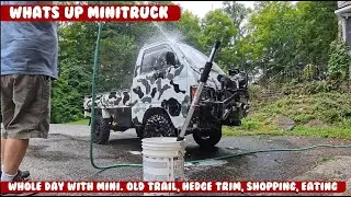 Mini-Truck (SE08 EP12) All day hang out with Minitruck!, Thrash some trails, hedges, errands, dinner