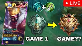 MOONTON PLS NERF!! NEW SHOTGUN BUILD FRANCO IS TOO BROKEN 💀 #shorts #shortslive #mobilelegends
