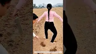 Tradition and a touch of creativity to the planting process #farmer #farming