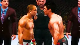 BJ Penn vs Diego Sanchez FULL FIGHT | UFC Undisputed 2010 AI Simulation Gameplay (CPU vs CPU)