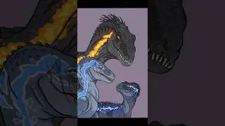 Indoraptor x Blue