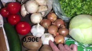 Compra semanal vegana para una persona