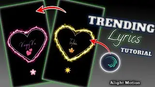 Electric Heart Lyrics Video Editing ❤। Trending Viral Reels Video Editing ।। Alight Motion Video..