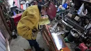 Welding with Grandpa on the Allis Chalmers All Crop 60