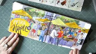 Пленэр акварелью и акварельными маркерами Ecoline