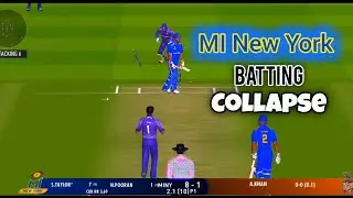 MI New York Batting Collapse 🤯☠️ || MLC ||