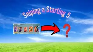 I SNIPED A WHOLE STARTING 5 LINEUP IN NBA 2K23 MYTEAM!!!!!