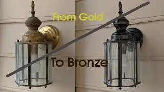 Going from Gold to Oil Rubbed Bronze