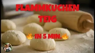👨&zwj;🍳 Flammkuchen Teig SELBER machen - so EINFACH und G&Uuml;NSTIG! 🔥Klassisch, unges&uuml;&szlig;t. 😍 Just do it ❗️