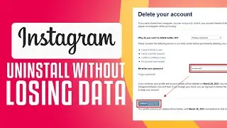 How To Uninstall Instagram Without Losing Data (2025) EASY TUTORIAL