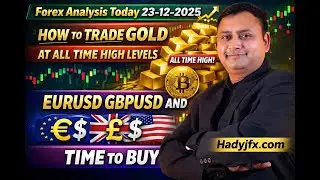 Forex Analysis Today 23-12-2025 | Gold at All-Time High | EURUSD, GBPUSD & BTCUSDT Buy Setup