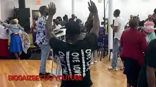 Musicians after church praise break - “But God” with  Bishop Eric McDaniels