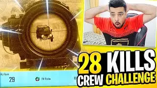 28 KILLS - TOP 29 RANKED IN CREW CHALLENGE - PUBG MOBILE - FM RADIO YT