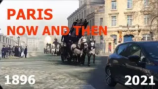 PARIS NOW AND THEN #2 - Passing of Fire Brigade, 1896