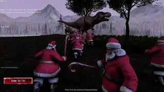 500 santa vs 100trex