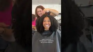 first curly cut experience #curlycut #haircutvlog #naturalhairjourney