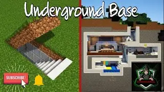 How to build a sceret undergound base in Minecraft|| Minecraft Gameplay||RockinGamerz