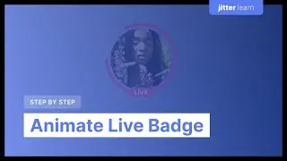 Animated Social Media Live Badge