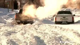 The dig out continues in North Dakota