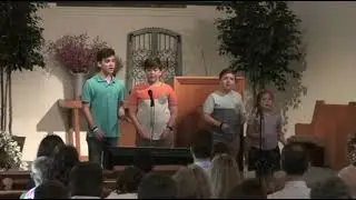 2018_05_19 Jesus Paid it All (Maughon Children&rsquo;s Quartet)