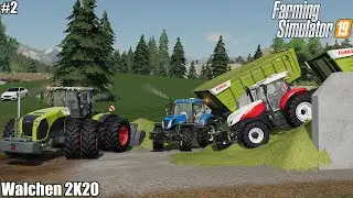 🇦🇹 Завершение уборки кукурузного силоса🌽, внесение навоза, вспашка│Walchen 2K20│FS 19│Timelapse 2