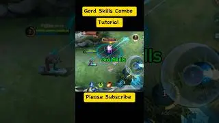 Gord Skills Combo Tutorial Mobile Legend #mlbb #ml2b #shorts #tutorial #gord