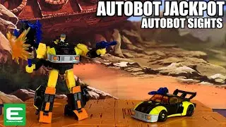 Transformers Kingdom Golden Disc Collection Autobot Jackpot & Sights Unboxing and Review