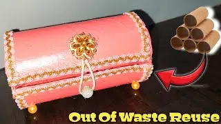 Easy Cardboard crafts ideas/ Easy Cardboard roll Reuse Ideas | cardboard pen holder ideas 