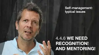 4.4.6 We need recognition! And mentoring! (Self-management: typical issues)