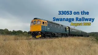 Class 33 No. 33053 working on the Swanage Railway - August 2025