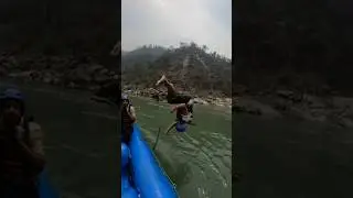 RRR- Rafting in Rapids of Rishikesh: where adrenaline meets triumph! #shorts #riverrafting #trending