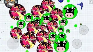 Best Brutal Revenge Ever Taken By Random Teaming In Agario Mobile ! Extreme Pro Killing!  ✔
