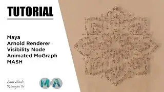 Visibility Node In MASH | Maya & Arnold Renderer | Tutorial