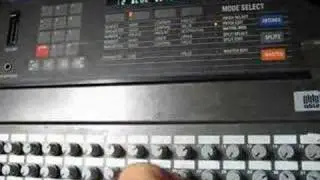 Knob tweaking an Oberheim Matrix6r