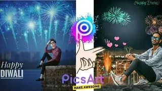 #Picsart Photo Editing # ट्रेंडिंग Picsart Happy Diwali Special Photo Editing न्यू ट्रिक in Picsart