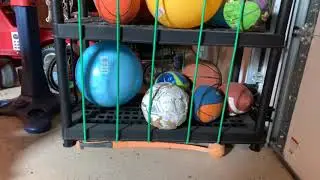 Cheap and Easy Bungee Cord Ball Storage