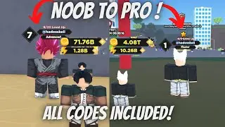 I Went Noob To Pro In Anime Evolution Simulator (Roblox) All Codes!