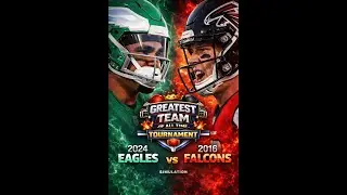 🏈 2024 Eagles vs 2016 Falcons SIMULATION | GOAT Tournament | Modern vs Historic 🏆