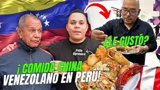 PERUANO 🇵🇪 PRUEBA por PRIMERA VEZ la COMIDA CHINA VENEZOLANA 🇻🇪 | #venezolanosenperú