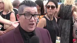 Lea DeLaria Exclusive Red Carpet Interview Emmys 2015 | ScreenSlam