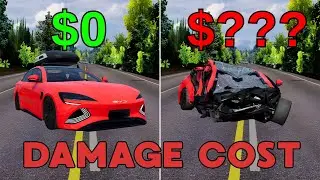 Realistic Crashes & Damage Cost #20 | Best Epic Moments in BeamNG Drive