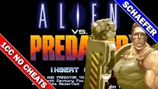 Alien Vs. Predator 1CC (Major D. Schaefer) [USA] [Arcade] / エイリアンVSプレデター  (ダッチ・シェーファー)