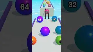 Ball Run 2048 🟡🌝🫓 #shorts #game #max #trending #gameplay