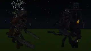 MUTANT WITHER SKELETON (Mechanicraft) vs four mutant wither skeleton
