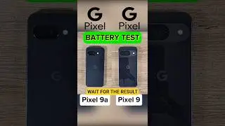 Pixel 9a VS. Pixel 9 Battery Test #pixel #googlepixel #shortvideo #shortsfeed #shorts #short