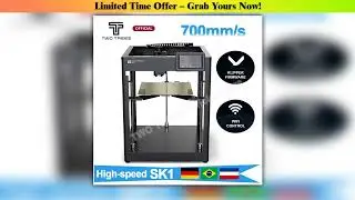 Best TwoTrees SK1 Fast Speed 700mms 3D Printer FDM With Automatic Leveling Touch Color Screen 300C&bull;